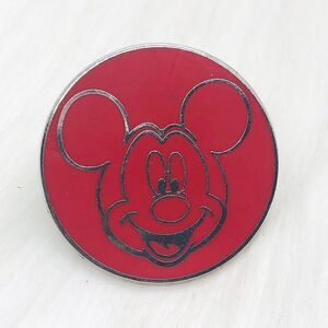 🔮 5/$25 Disney Red Mickey Mouse Pin‎
